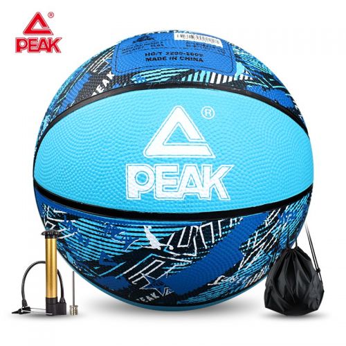 匹克（PEAK）成人兒童比賽藍球室內外通用籃球 藍色 DQ112755