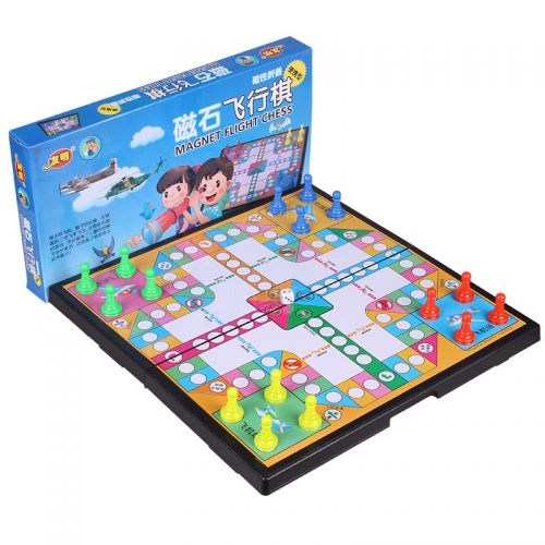 友明磁性飛行棋便攜式折疊中號(hào)棋盤(pán)兒童親子教學(xué)棋牌 V-09-144