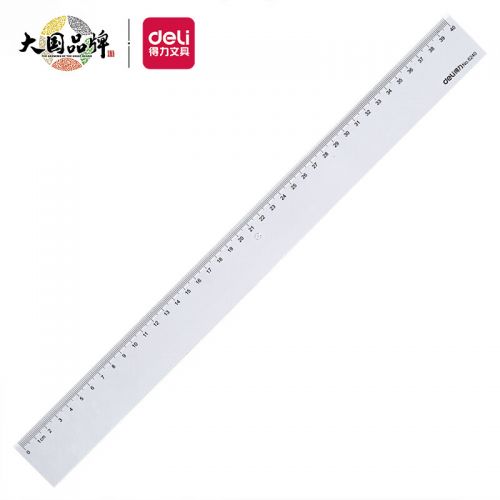 得力(deli)40cm辦公學(xué)習(xí)通用尺子 塑料直尺