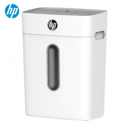 惠普（HP） 4級保密辦公家用碎紙機(jī)（單次6張 連續(xù)碎5分鐘 15L 可碎卡碎訂書針 智能光感）W1505CC