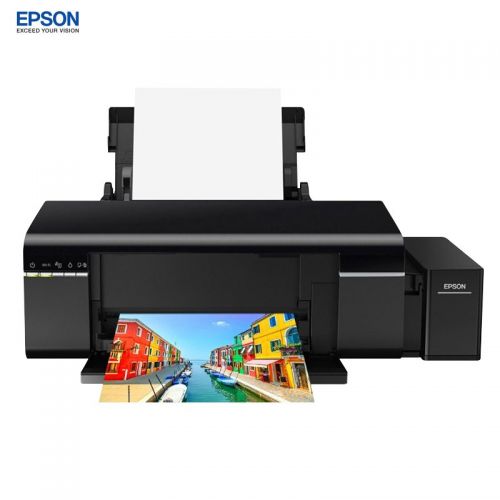 愛普生（EPSON） 墨倉式彩色噴墨打印機家用辦公相片原裝連供照片打印機 L805影樓商用無線 A4 L805支持wifi無線手機打印
