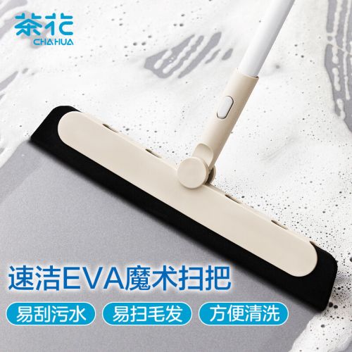 茶花 魔術(shù)掃把浴室掃水地刮多功能擦玻璃神器刮水器215002*