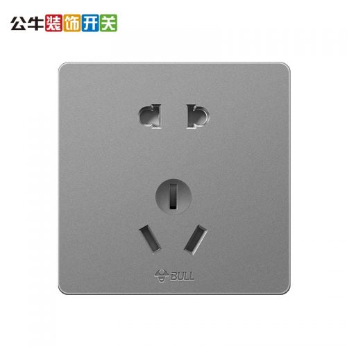 公牛開關(guān)插座面板10a帶開關(guān)面板網(wǎng)線網(wǎng)絡(luò)86型墻面暗裝5孔16A空調(diào)墻壁USB五孔插座一開雙控G12 正五孔插座