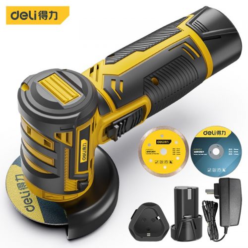 得力（deli）鋰電角磨機(jī)充電式電動(dòng)角磨機(jī)切割機(jī)打磨機(jī)磨光機(jī)拋光機(jī)無線手磨機(jī)12V角磨機(jī)大功率 12V有刷鋰電款 DL685076
