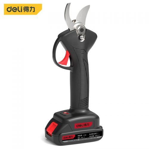 得力(deli) 電動修枝剪 鋰電充電園藝樹枝剪刀 果農(nóng)園林工具 DL582020 鋰電無刷 401062