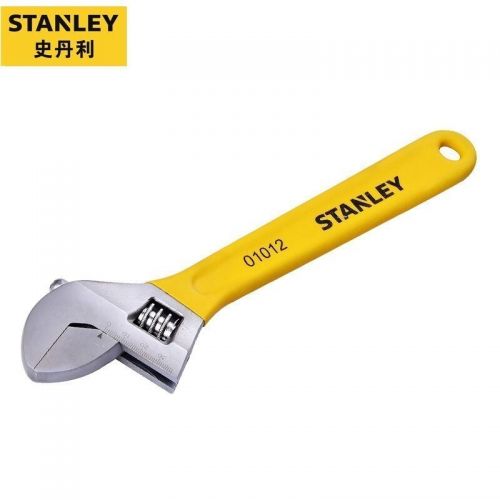 史丹利（STANLEY）B系列沾塑柄活動扳手多功能汽修車機修活絡扳手開口扳手 STAD01008-23 （8英寸）